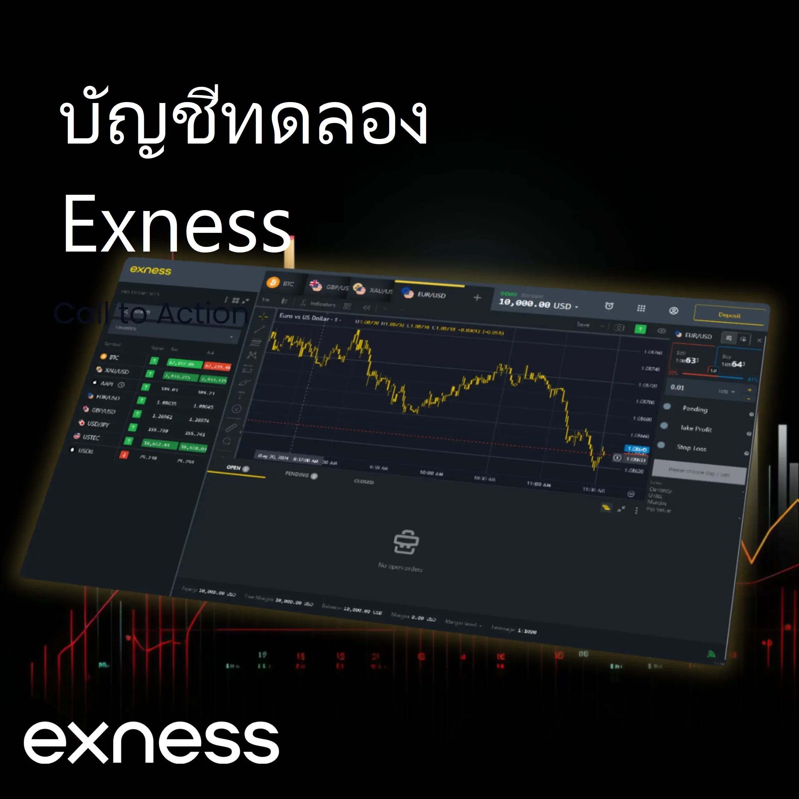 บัญชีทดลอง Exness