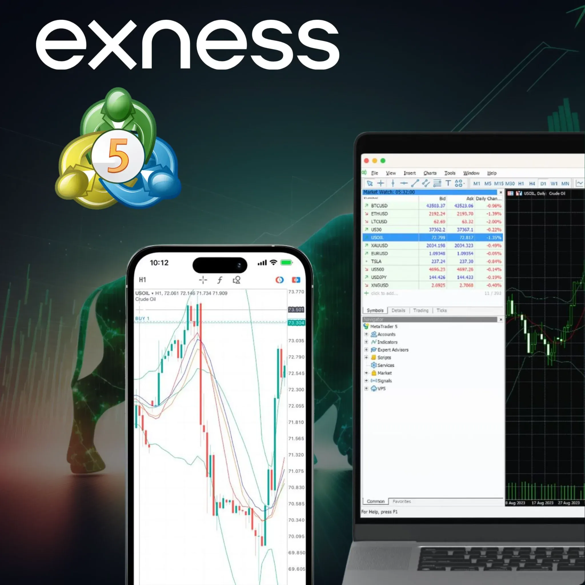 ดาวน์โหลด MetaTrader 5 จากเว็บไซต์ Exness